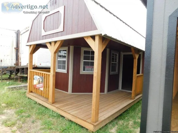 Deluxe Lofted Barn Cabin 12x32