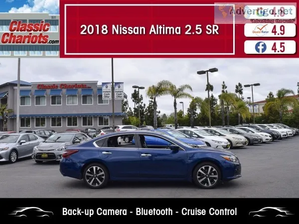 Used 2018 Nissan Altima 2.5 SR for Sale in San Diego - 19619