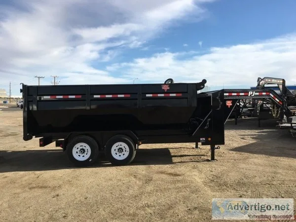 Roll Off Dump Trailer Five Dump Rollsters PJ Trailers DR142-5