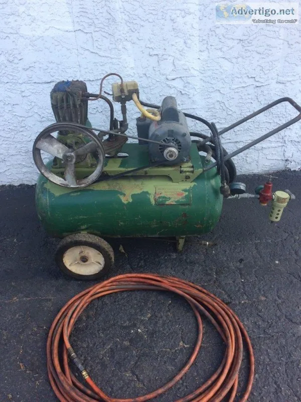 Old School Belt Drive Air Compressor &ndash Built to Last