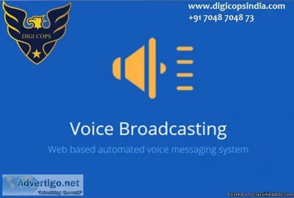DigicopsIndia - Affordable Voice Broadcasting Service