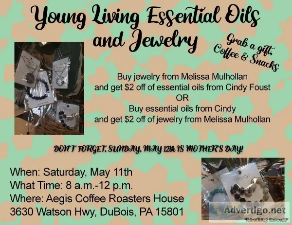 Young Living essential oils and jewelry sale