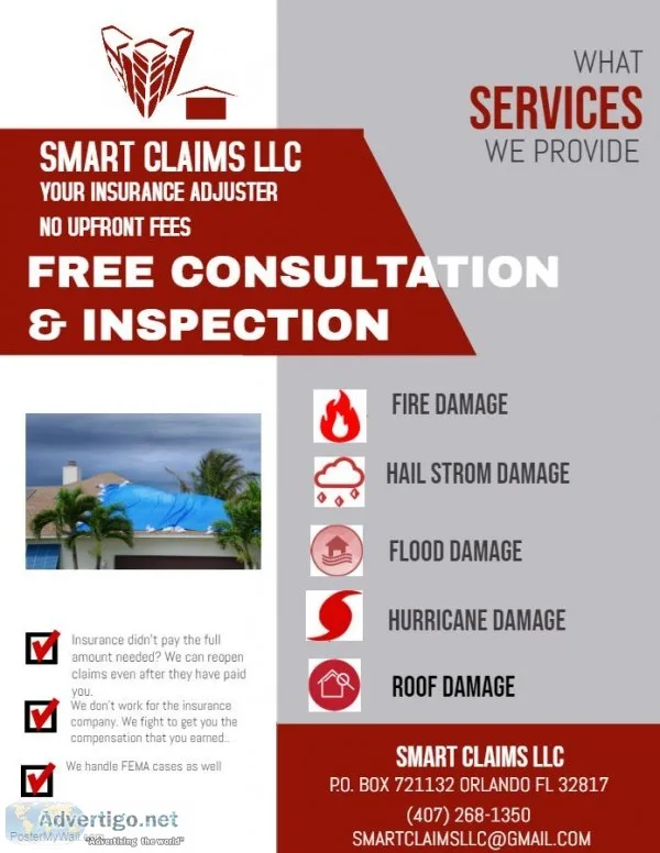 INSURANCE ADJUSTER ON YOUR SIDE