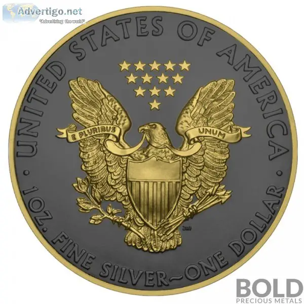2019 Silver 1 oz American Eagle Golden Ring