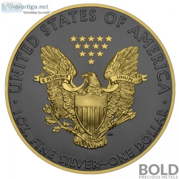 2019 Silver 1 oz American Eagle Golden Ring