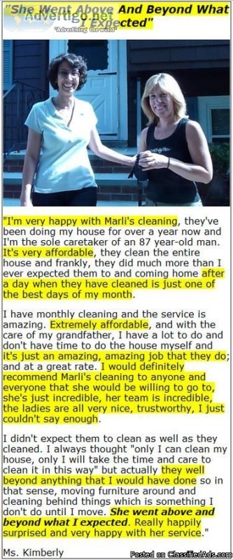 HONEST HOUSE CLEANING WITH A MAID TO PERFECTION