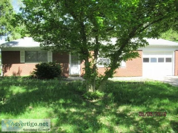 Home for Sale in Indianapolis  (3bd 1ba)