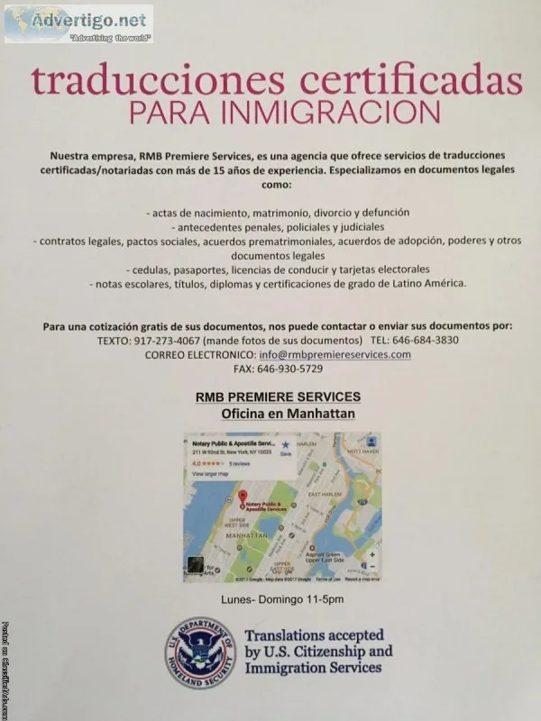 TRADUCCIONES CERTIFICADAS DE TITULOS Y DIPLOMAS
