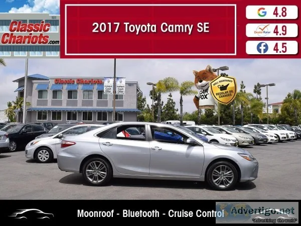 Used 2017 Toyota Camry SE for Sale in San Diego - 19677