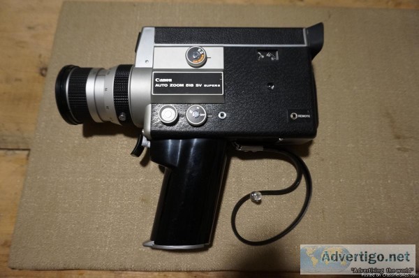 Amazing CANON Auto-Zoom518 SV Super 8 Camera Case