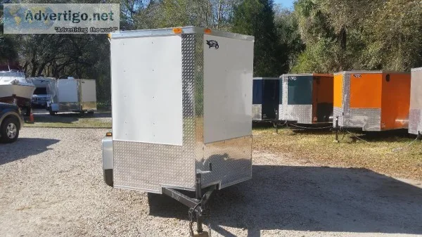 5 x 8 Enclosed TrailerRamp door