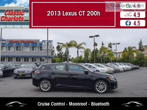 Used 2013 Lexus CT 200h for Sale in San Diego- 19686