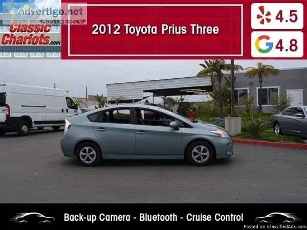 Used 2012 Toyota Prius Three for Sale in San Diego - 19099