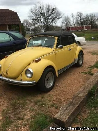 1971 Volkswagen Super Beetle Convertible