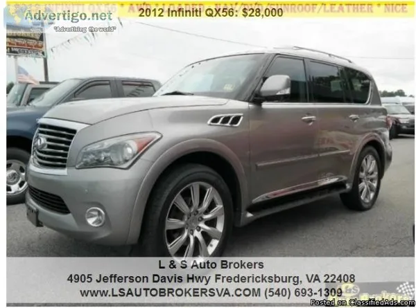 2012 INFINITI QX56 4DR SUV