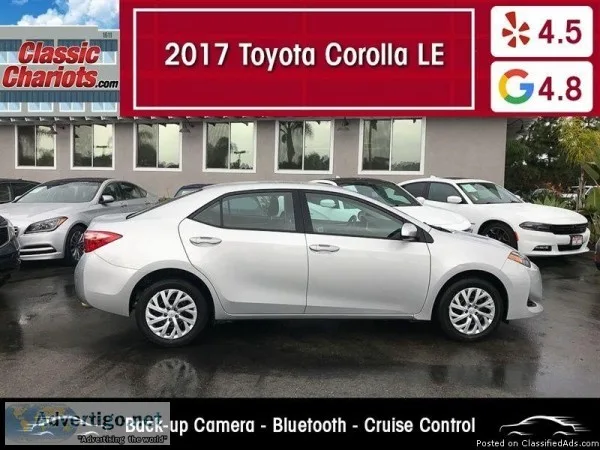 Used 2017 Toyota Corolla LE for Sale in San Diego - 12995