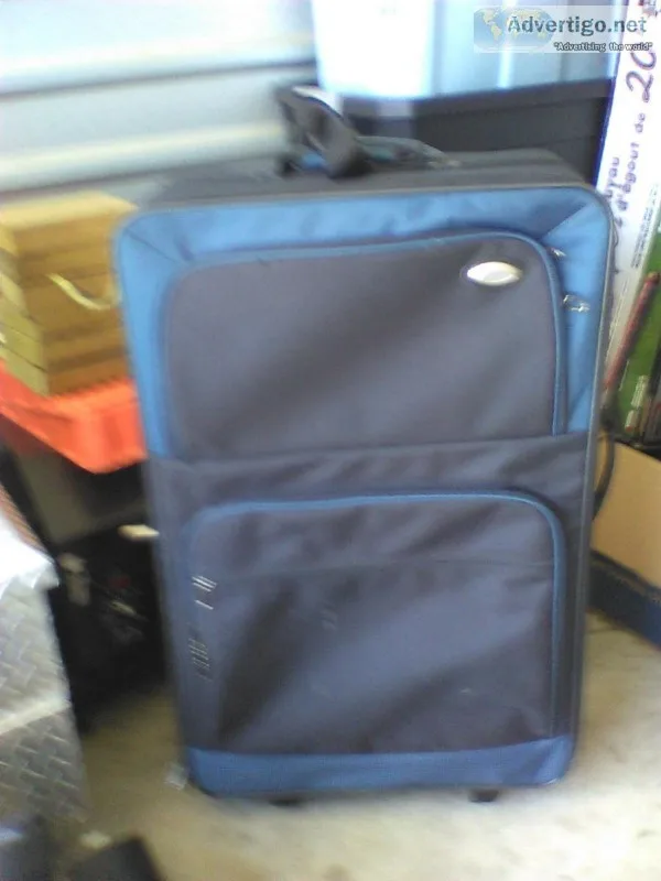 Large black suitcase