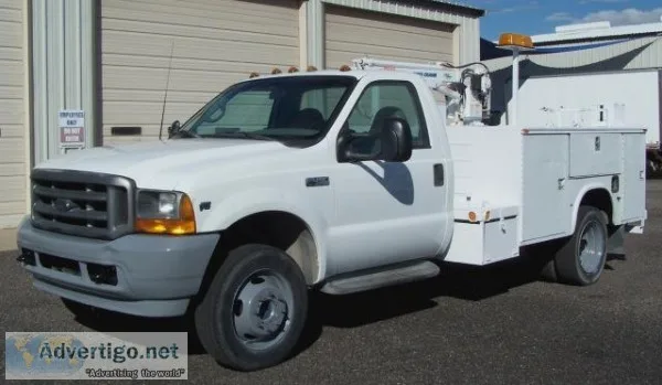 2001 Ford F450 Serivce Truck Crane