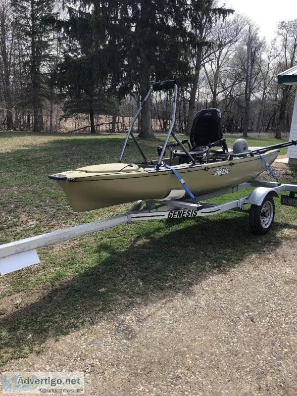 Hobie Kayak and trailer
