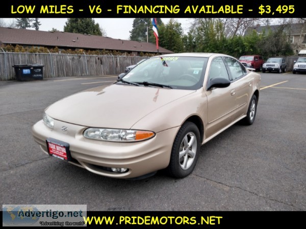 2003 OLDSMOBILE ALERO GL  V6  LOW MILES