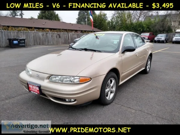 2003 OLDSMOBILE ALERO GL  V6  LOW MILES