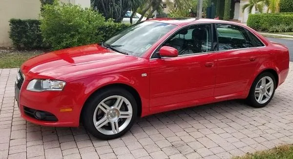 Red 2008 Audi A4 2.0T Sports