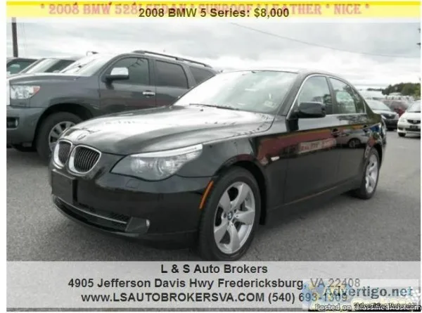 2008 BMW 5 SERIE 528I 4DR SEDAN LUXURY
