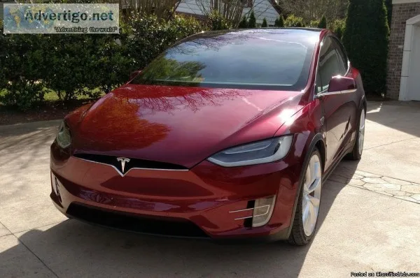 2016 Tesla Model X Founders Red Edition