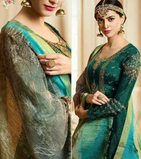 Party Wear Suit At Trendybiba.Com