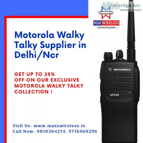 Why Should Buy Motorola Walkie Talkie