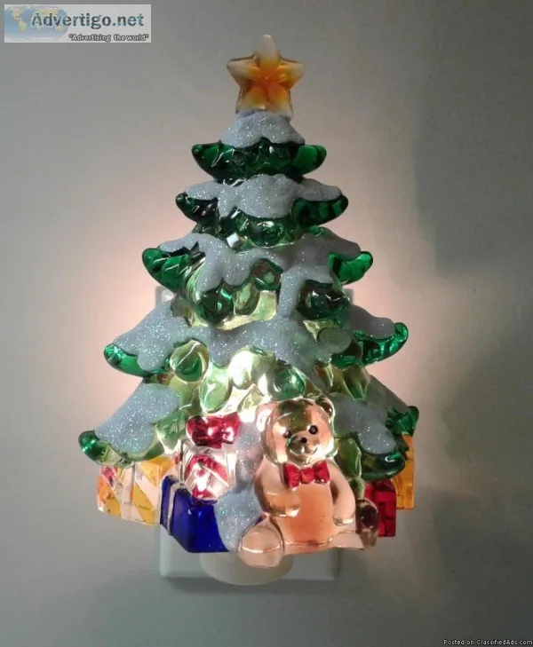CHRISTMAS TREE NIGHT LIGHT-NEW