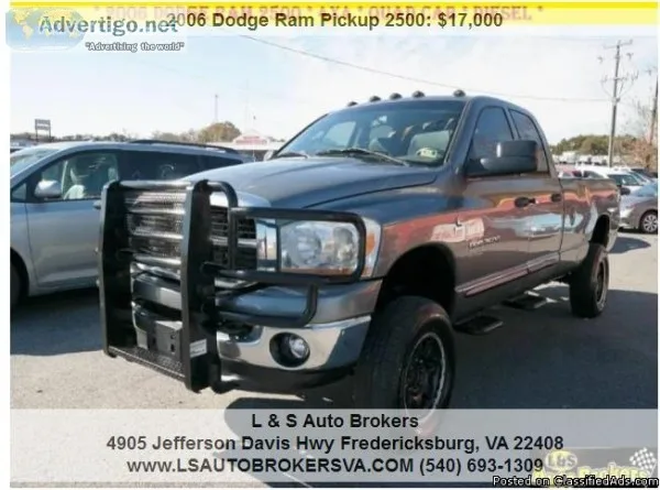 2006 DODGE RAM PICKUP 2500 4X4