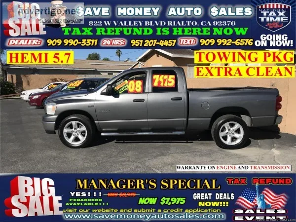 2008 Dodge Ram 1500 SXT QUAD CAB&gt&gtHEMI ENGINE 5.7TOW PACKAGE