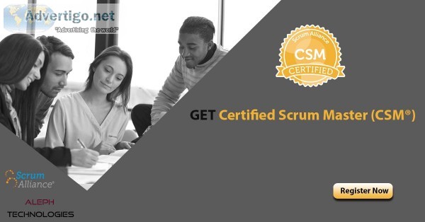 Certified Scrum master  Scrum Alliance  Aleph Technologies 