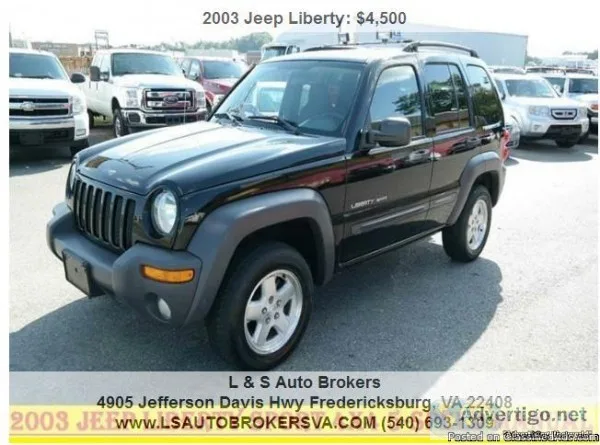 2003 JEEP LIBERTY SPORT 4WD SUV