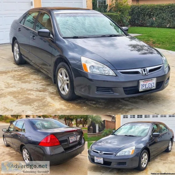 2007 Honda Accord EX class BZ Millage 133700 with clean record