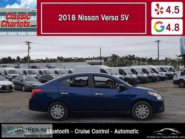 Used 2018 Nissan Versa SV for Sale in San Diego - 19070r