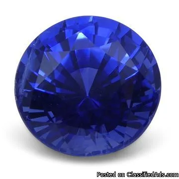 Shop a Beautiful Round Blue Sapphire Stone Online