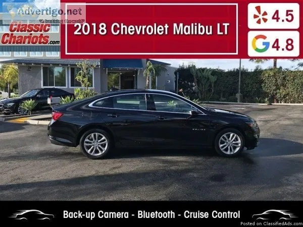USED 2018 Chevrolet Malibu LT For Sale in San Diego - 19054R
