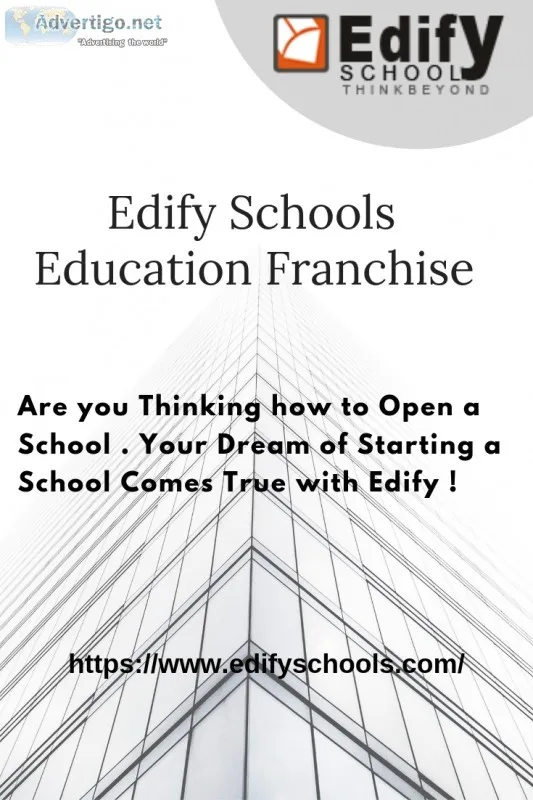 Be anEdupreneurwith Edify Education Franchise