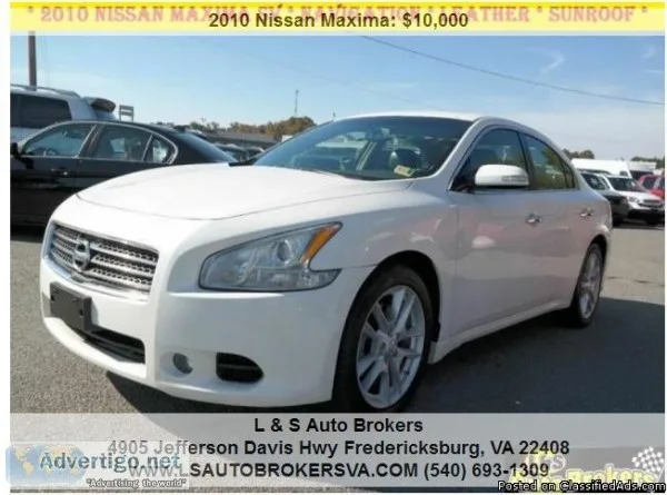 2010 NISSAN MAXIMA 3.5 SV