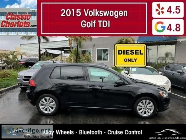 Used 2015 Volkswagen Golf TDI S for Sale in San Diego -   18936