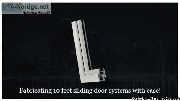 uPVC sliding door system