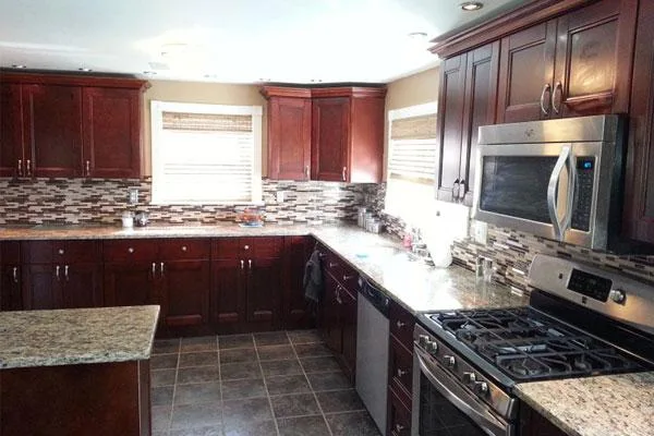 Classy Antique White Kitchen Cabinets from GEC Cabinet Depot
