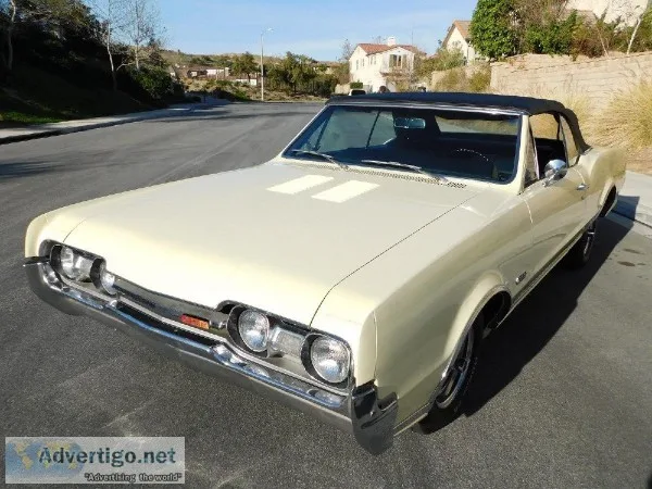 ..WOW... 1967  OLDSMOBILE 442 CONVERTIBLE