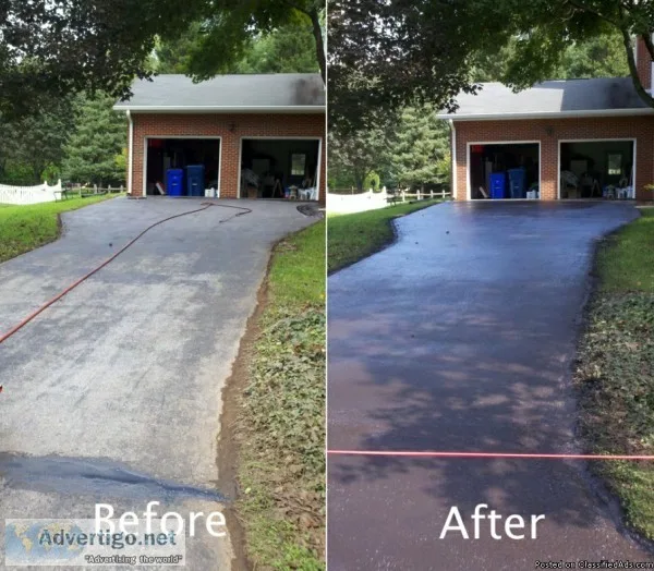 Asphalt paving and striping