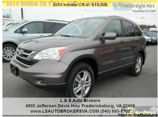 2010 HONDA CR-V AWD EX-L