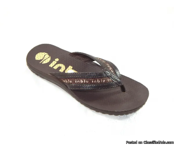 INBLU Men Chappals (BROWN)