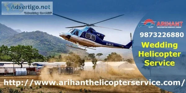 Book Helicopter for marriage in Delhi