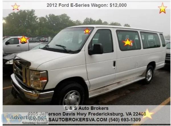 2012 FORD E-SERIES WAGON E-350XLTEXTEND ED PASSENGER VAN